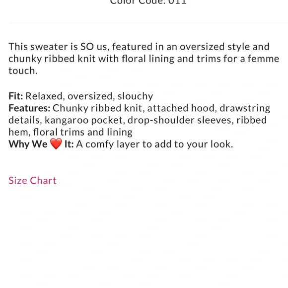 Free People Cream Textured Sweater with Floral Accents - Picture 2 of 7